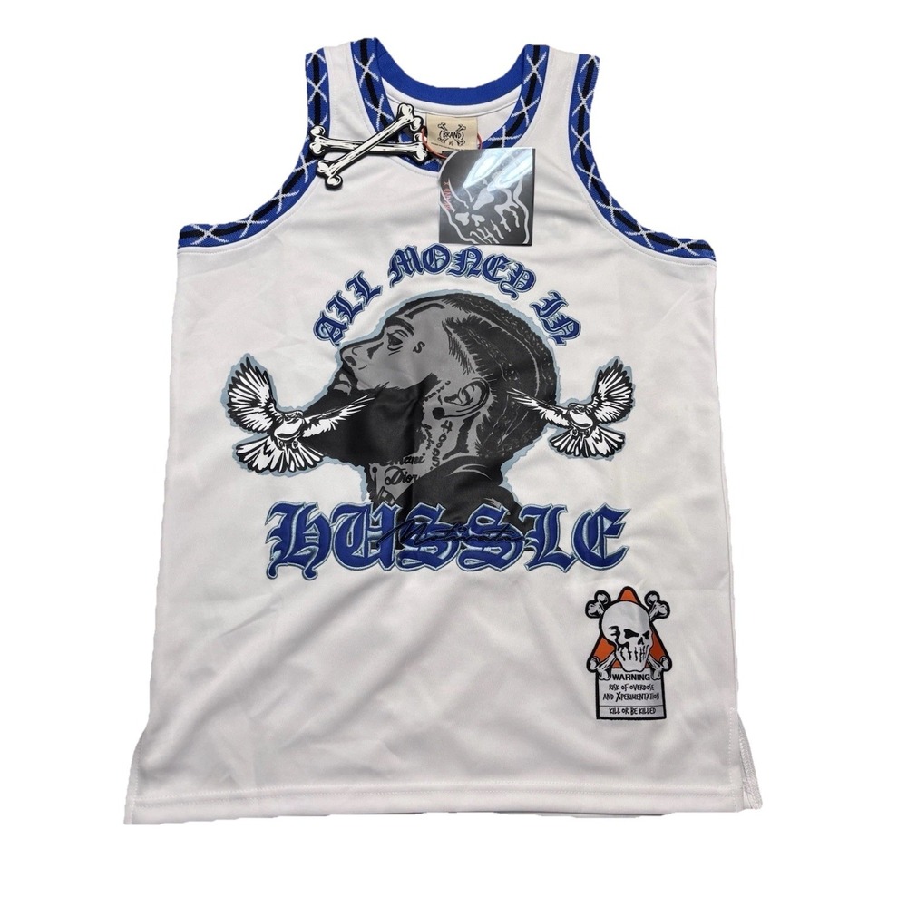 Brand‎ X Nipsey Hussle Basketball Jersey Size XS Men's The Marathon Crenshaw